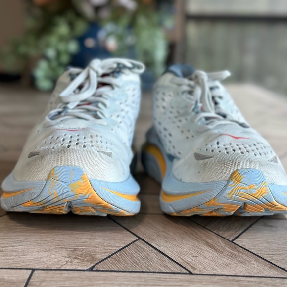 Hoka Men's Kawana Balanced Running Shoes in Light Blue - Picture 11 of 12